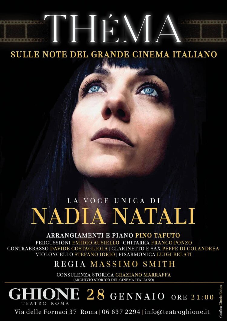 Al Ghione “Théma-Sulle note del grande cinema italiano” con Nadia Natali