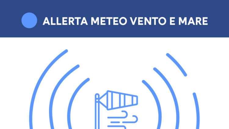 In Campania allerta meteo per venti forti e mare agitato
