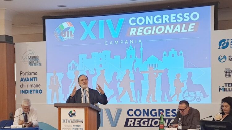 Sgambati apre il congresso Uil Campania, ‘basta con la fuga dei giovani’