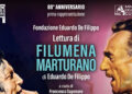 Alla Fondazione De Filippo la lettura di “Filumena Marturano” a 80 anni dal debutto