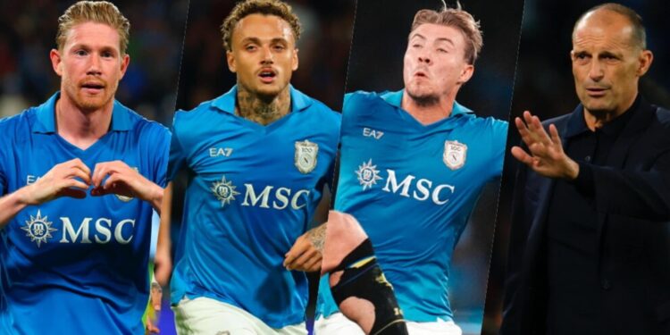 Pagelle Napoli-Frosinone: De Bruyne MVP, boato McTominay. E Allegri…