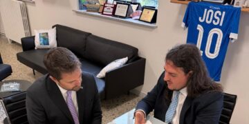 Il Console degli Stati Uniti a Napoli in visita al Municipio di Bacoli