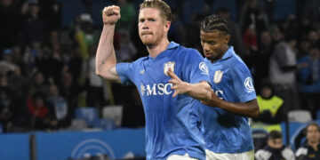 Serie A: doppio De Bruyne e Lang, il Napoli stende il Frosinone al Maradona