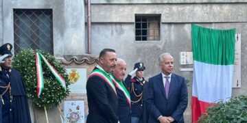 Piantedosi nel Sannio per lo scoprimento di una lapide dedicata a vittime del dovere