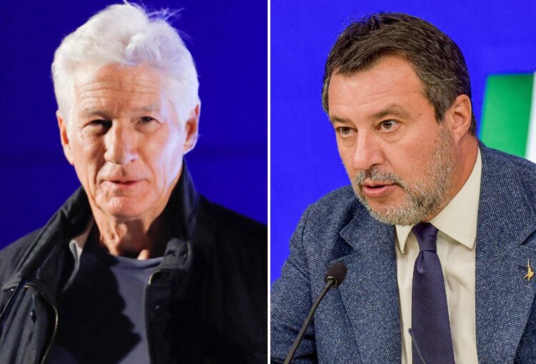 Migranti, Richard Gere: “No al modello Italia”. Salvini: “Niente lezioni dai radical chic”