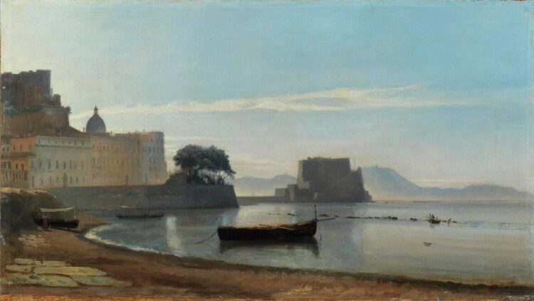 A Capodimonte entra in collezione ‘La baia di Napoli con Castel dell’Ovo’ (1828) di Corot